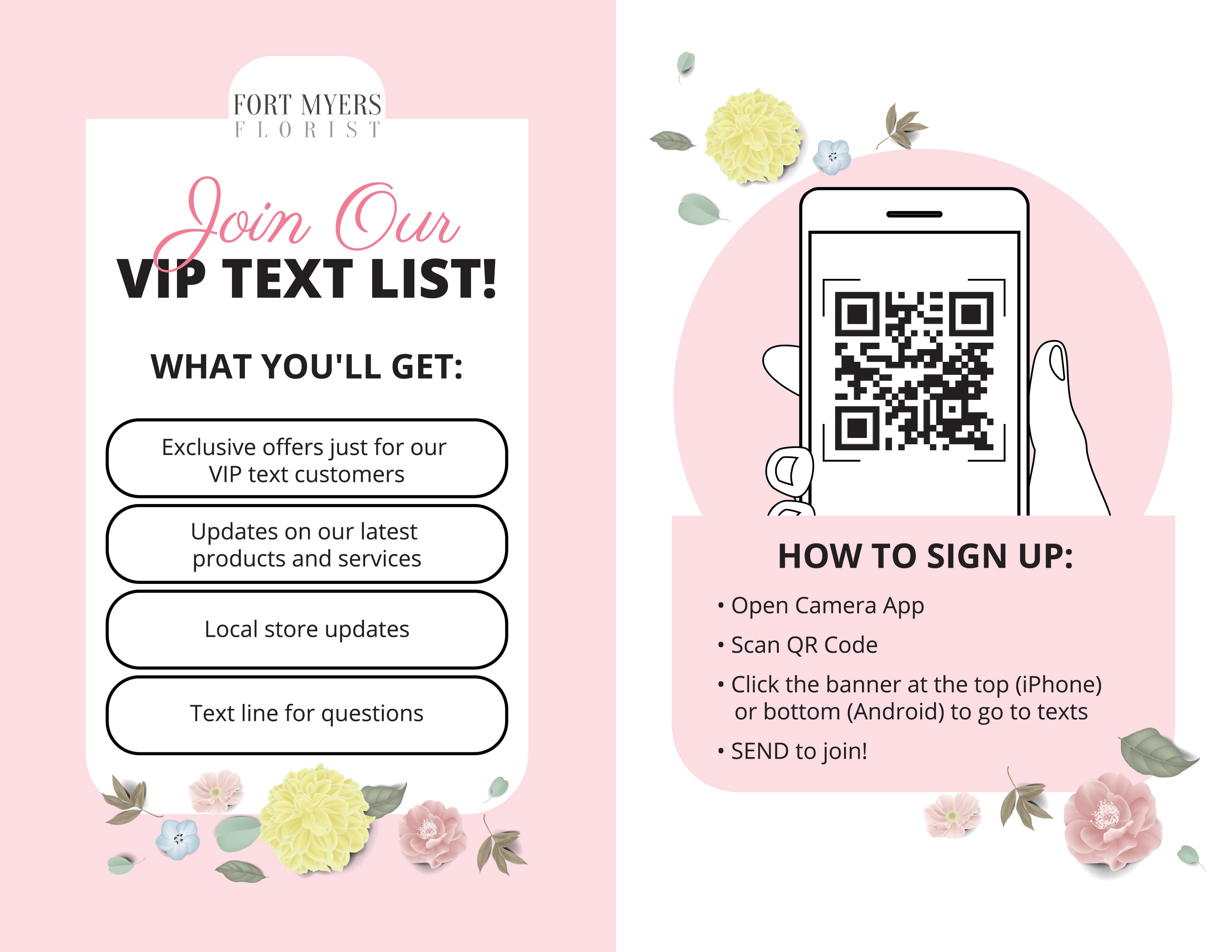 Join Our Text List for Exclusive VIP Deals!